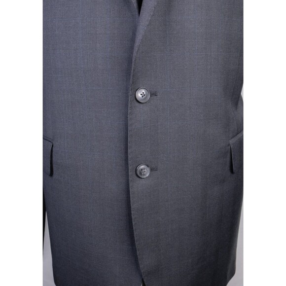 Jos A Bank RESERVE REDA 2 Piece Suit 47R Gray Plaid Jacket Coat Pants Sz 41X27.5 - Picture 3 of 16